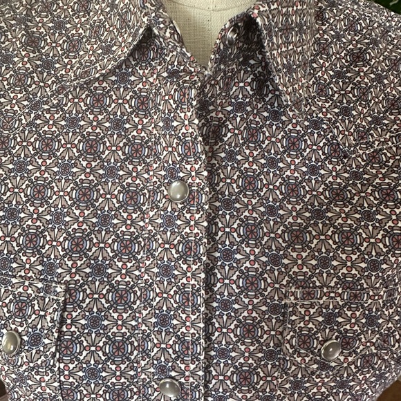 ROPER Wear The West Women’s Sleeveless Pearl Snap Button Down Top. Size Small - Picture 2 of 10